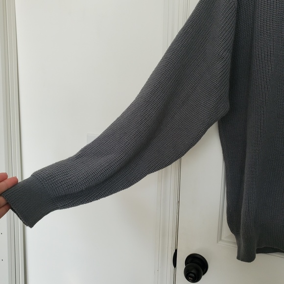 2for$20 Timber Trail XL grey knit sweater sweatshirt 4 button over the head - Picture 7 of 9